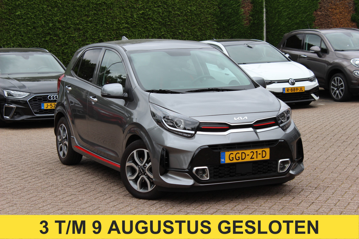 Kia Picanto 1.0 DPi GT-Line / NL Auto! / 1e Eign. / Camera / CarPlay / Keyless / Leder / 15'' / DAB / Cruise Control
