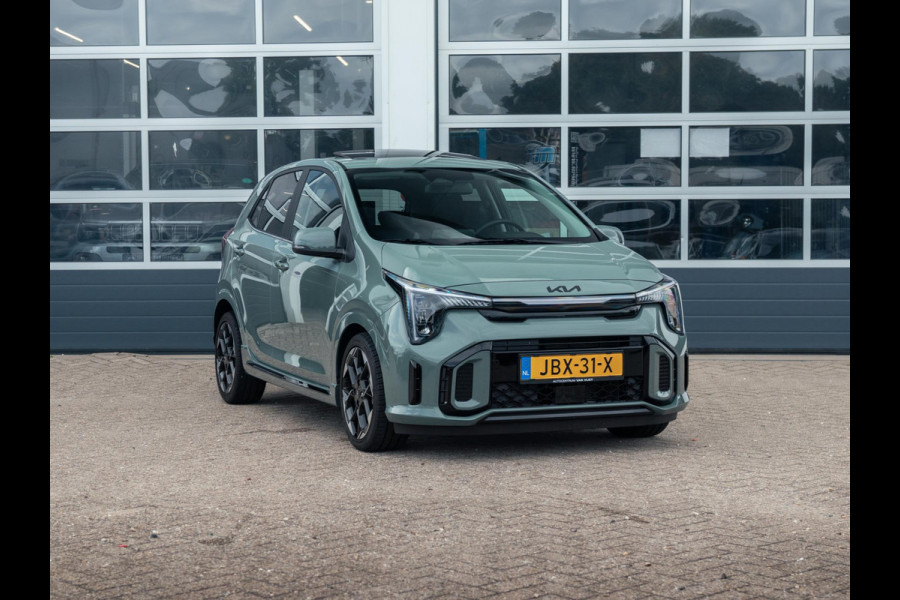 Kia Picanto 1.0 DPI GT-Line | Automaat | 16" | Navi | Clima | Stoel&Stuur Verw. | PDC | Camera l Zwarte logo's