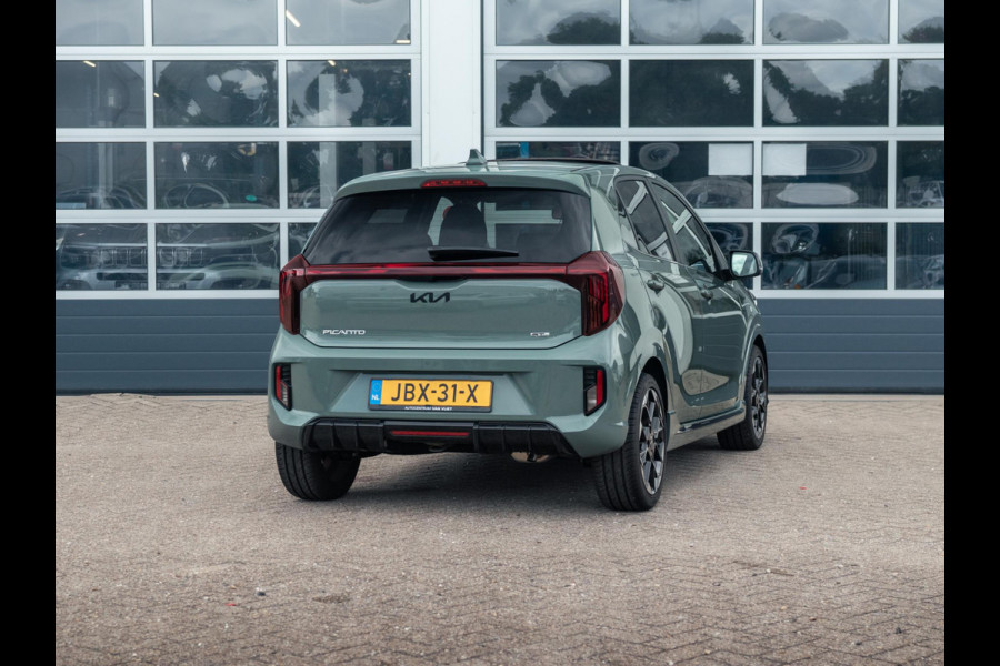 Kia Picanto 1.0 DPI GT-Line | Automaat | 16" | Navi | Clima | Stoel&Stuur Verw. | PDC | Camera l Zwarte logo's