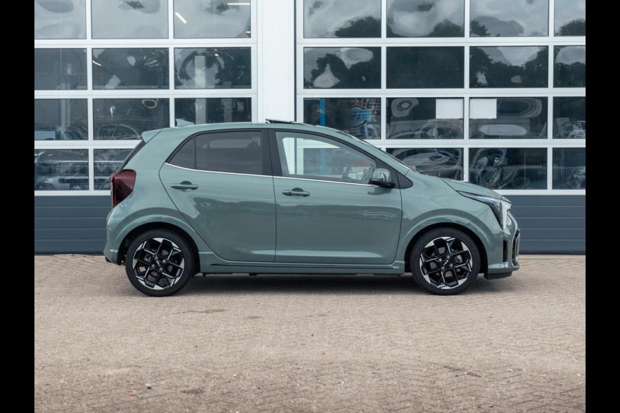 Kia Picanto 1.0 DPI GT-Line | Automaat | 16" | Navi | Clima | Stoel&Stuur Verw. | PDC | Camera l Zwarte logo's