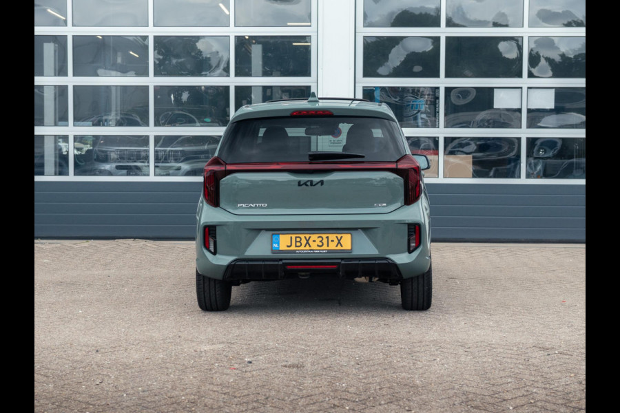 Kia Picanto 1.0 DPI GT-Line | Automaat | 16" | Navi | Clima | Stoel&Stuur Verw. | PDC | Camera l Zwarte logo's
