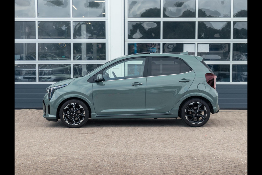 Kia Picanto 1.0 DPI GT-Line | Automaat | 16" | Navi | Clima | Stoel&Stuur Verw. | PDC | Camera l Zwarte logo's
