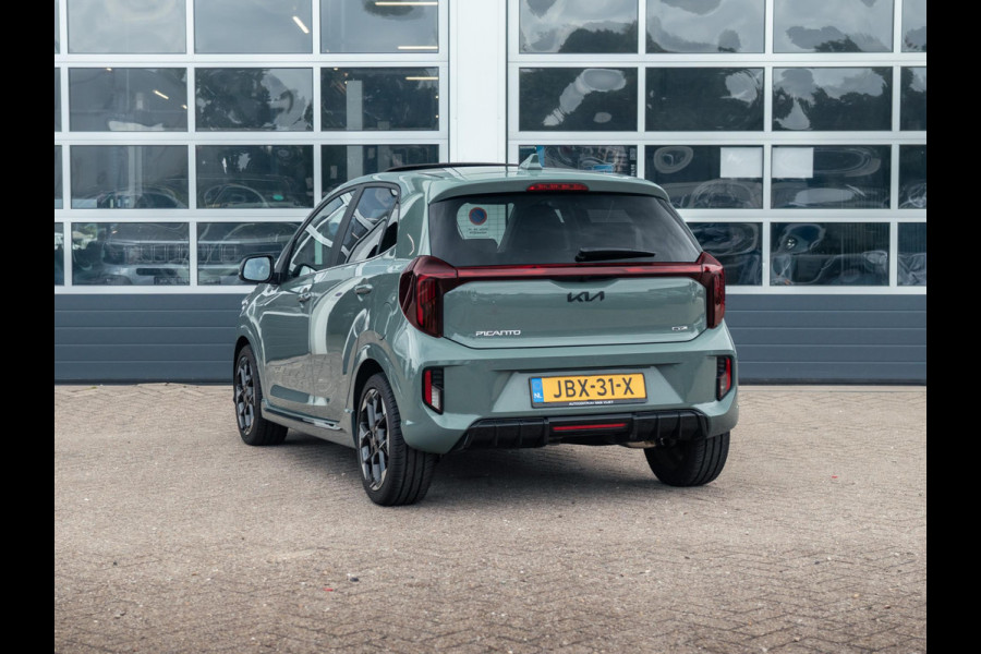 Kia Picanto 1.0 DPI GT-Line | Automaat | 16" | Navi | Clima | Stoel&Stuur Verw. | PDC | Camera l Zwarte logo's