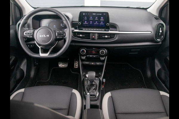 Kia Picanto 1.0 DPI GT-Line | Automaat | 16" | Navi | Clima | Stoel&Stuur Verw. | PDC | Camera l Zwarte logo's