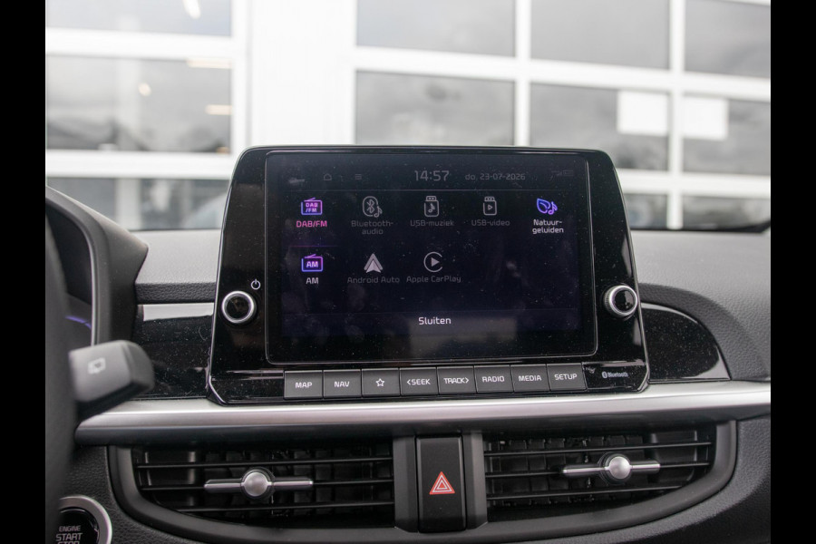 Kia Picanto 1.0 DPI GT-Line | Automaat | 16" | Navi | Clima | Stoel&Stuur Verw. | PDC | Camera l Zwarte logo's