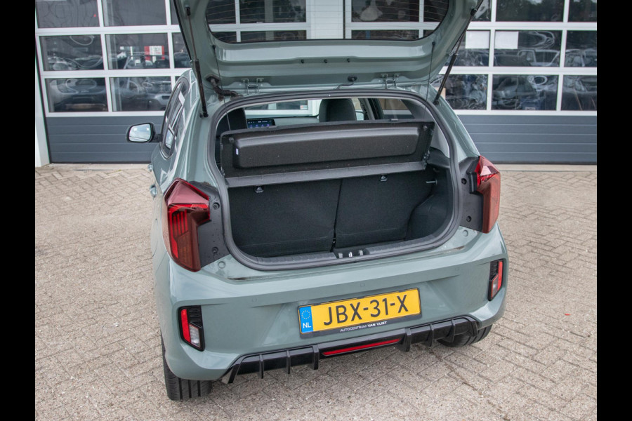 Kia Picanto 1.0 DPI GT-Line | Automaat | 16" | Navi | Clima | Stoel&Stuur Verw. | PDC | Camera l Zwarte logo's