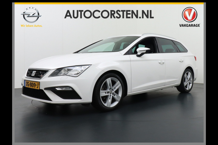Seat Leon ST 1.5T 131pk FR Trekhaak Stoelverwarming Navi via Apple Carplay/Android Auto Navi Lmv 17" Dual-ECC Privacy Glass DAB Cruise Con Winterpack Sportstoelen Licht+Regensensor Isofix 1.400KG Trekgewicht Origineel Nederlandse Auto