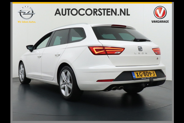 Seat Leon ST 1.5T 131pk FR Trekhaak Stoelverwarming Navi via Apple Carplay/Android Auto Navi Lmv 17" Dual-ECC Privacy Glass DAB Cruise Con Winterpack Sportstoelen Licht+Regensensor Isofix 1.400KG Trekgewicht Origineel Nederlandse Auto