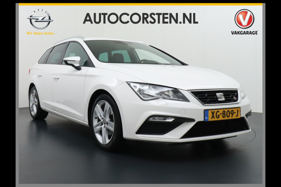 Seat Leon ST 1.5T 131pk FR Trekhaak Stoelverwarming Navi via Apple Carplay/Android Auto Navi Lmv 17" Dual-ECC Privacy Glass DAB Cruise Con Winterpack Sportstoelen Licht+Regensensor Isofix 1.400KG Trekgewicht Origineel Nederlandse Auto