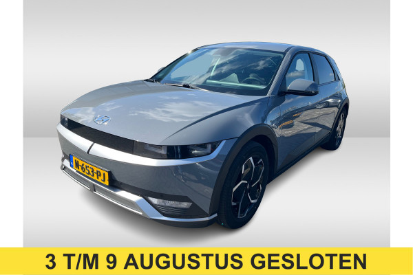 Hyundai IONIQ 5 Connect+ 73kWh / SoH 94,8% / Trekhaak / Camera / Head-up / Leder / CarPlay / V2L / 19'' / Warmtepomp / Stoelverwarming / Dodehoek / DAB / ACC