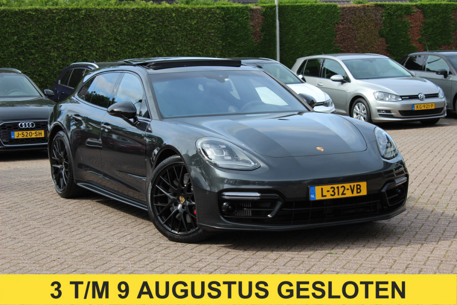 Porsche Panamera Sport Turismo 4.0 GTS / Panoramadak / Camera / Luchtvering / Softclose / Bose / Keyless / 21'' / Sportchrono+Design / Stoel+Stuurverwamring / Dodehoek / DAB / ACC