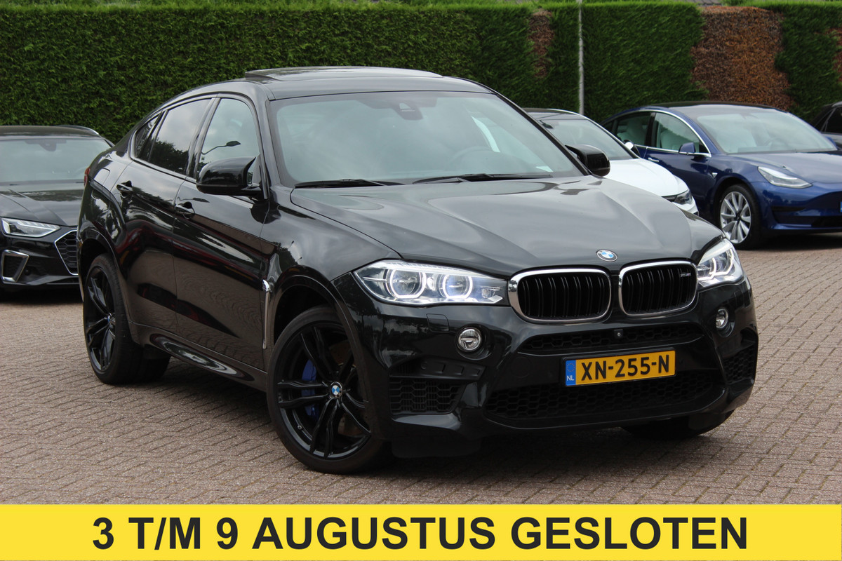 BMW X6 M / NL Auto! / Full option! / Trekhaak / Schuifdak / 360Camera / Carbon intr. / B&O / Softclose / Leder / 21'' / Standkachel / Entertainment System / Luchtvering / Stoelventilatie