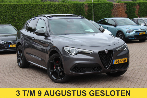 Alfa Romeo Stelvio 2.0 T AWD B-Tech / Panoramadak / Camera / Leder / 19'' / CarPlay / Harman Kardon / Navigatie / Stoel+Stuurverwarming / DAB / Dodehoek / Cruise Control