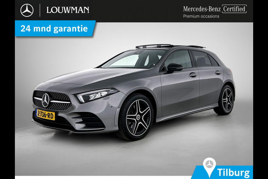 Mercedes-Benz A-Klasse 250 e Business Solution AMG Limited Panoramadak | AMG Line | Night pakket | Stoelverwarming | Achteruitrij camera Inclusief 24 maanden Mercedes-Benz Certified garantie voor Europa.