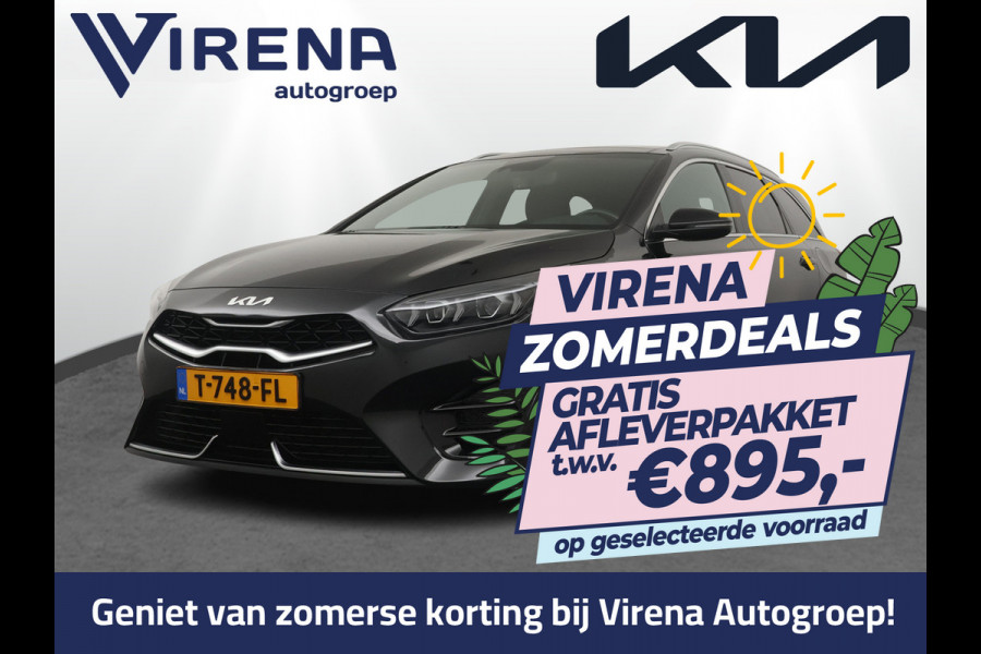 Kia Ceed Sportswagon Automaat 1.5 T-GDi GT-Line Automaat - Automatische achterklep - Schuif/Kantel dak - Apple Carplay/Android Auto - Adaptive cruise control - Keyless entry - Fabrieksgarantie t/m 30-06-2030
