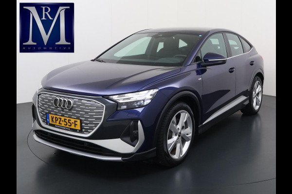 Audi Q4 Sportback e-tron 45 Edition 82 kWh S-LINE| 10.000KM! | STOELVERWARMING| ELEKTRISCHE ACHTERKLEP| ACHTERUITRIJCAMERA | MATRIX LED|