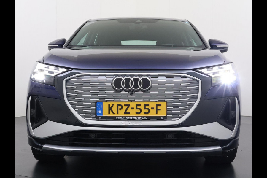 Audi Q4 Sportback e-tron 45 Edition 82 kWh S-LINE| 10.000KM! | STOELVERWARMING| ELEKTRISCHE ACHTERKLEP| ACHTERUITRIJCAMERA | MATRIX LED|