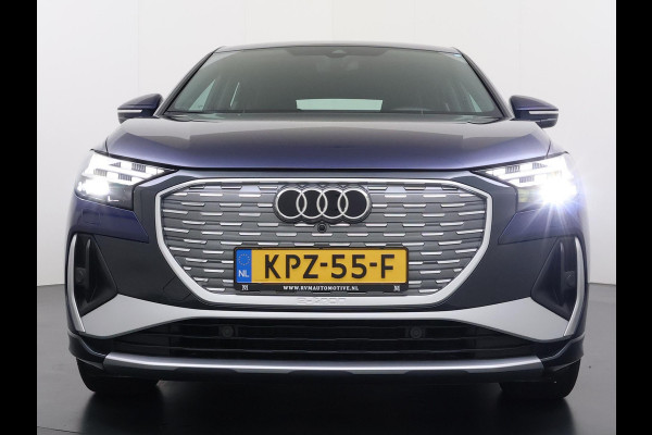 Audi Q4 Sportback e-tron 45 Edition 82 kWh S-LINE| 10.000KM! | STOELVERWARMING| ELEKTRISCHE ACHTERKLEP| ACHTERUITRIJCAMERA | MATRIX LED|