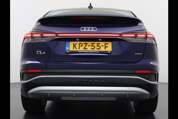 Audi Q4 Sportback e-tron 45 Edition 82 kWh S-LINE| 10.000KM! | STOELVERWARMING| ELEKTRISCHE ACHTERKLEP| ACHTERUITRIJCAMERA | MATRIX LED|