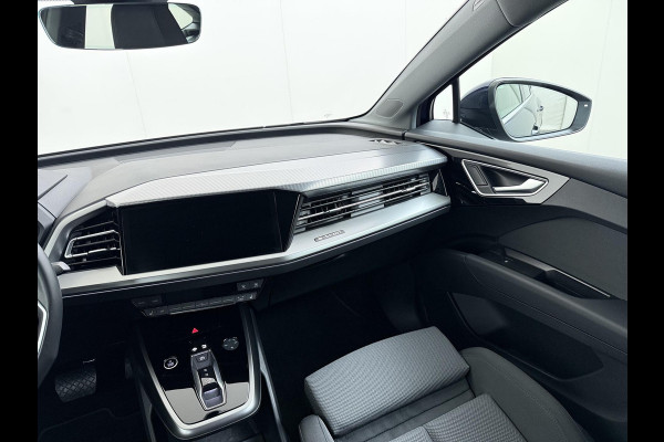 Audi Q4 Sportback e-tron 45 Edition 82 kWh S-LINE| 10.000KM! | STOELVERWARMING| ELEKTRISCHE ACHTERKLEP| ACHTERUITRIJCAMERA | MATRIX LED|