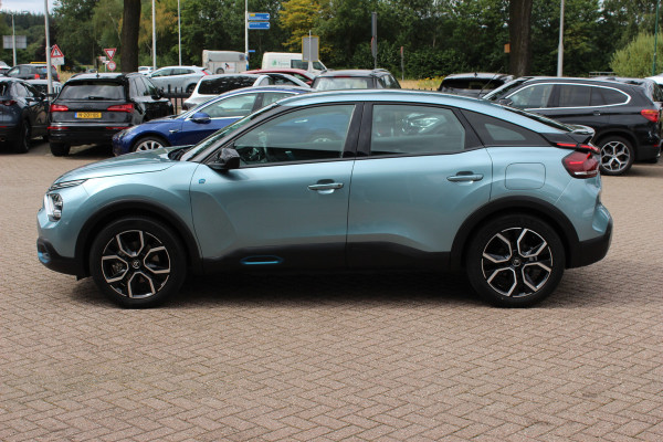 Citroën Ë-C4 Feel 50 kWh / SoH 96,4%! / Camera / Head-up / Keyless / CarPlay / 18'' / Dodehoek / DAB / Cruise Control / Full-LED