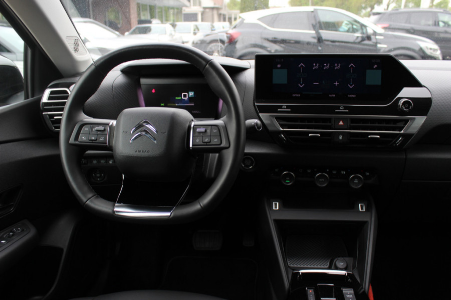 Citroën Ë-C4 Feel 50 kWh / SoH 96,4%! / Camera / Head-up / Keyless / CarPlay / 18'' / Dodehoek / DAB / Cruise Control / Full-LED