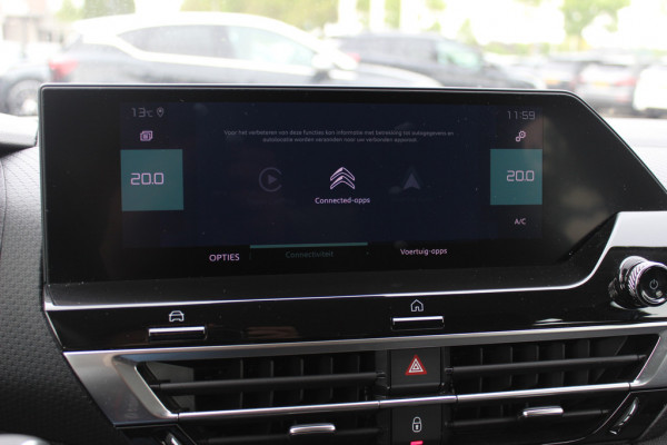 Citroën Ë-C4 Feel 50 kWh / SoH 96,4%! / Camera / Head-up / Keyless / CarPlay / 18'' / Dodehoek / DAB / Cruise Control / Full-LED