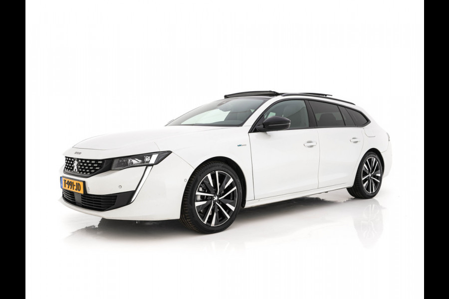 Peugeot 508 SW 1.6 HYbrid GT-Line Pack Business (Plug-in) {SoH-100%} (INCL-BTW) Aut. *PANO | LEATHER-MICROFIBRE | FOCAL®-AUDIO | FULL-LED | CRUISE-ADAPT. | BLINDSPOT | DAB | DIGI-COCKPIT | HEATED-SPORTSEATS | CAMERA | NAVI | SHIFTPADDLES | PRIVACY-GLASS | ...
