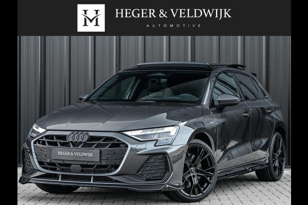 Audi A3 Sportback 45 TFSI e S edition Competition | Panoramadak | 5 jr Garantie | HUD | Sonos Sound | Camera | Ambiance interieur | Active Cruise | S-Seats + Memory | Stoelverwarming | Keyless |