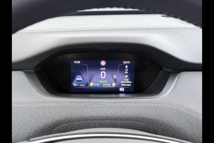 Škoda Enyaq iV60 SOH 94% Camera Adap.Cruise Elek.klep 1/2Leer Elek.Stoel/Memory Bordherk. Lane-dep. Navi Dab Pdc Apple/Android Stoel-/Stuurverw. PrivacyGlas Ecc Usb Led SmartLink 19''LM Business Edition