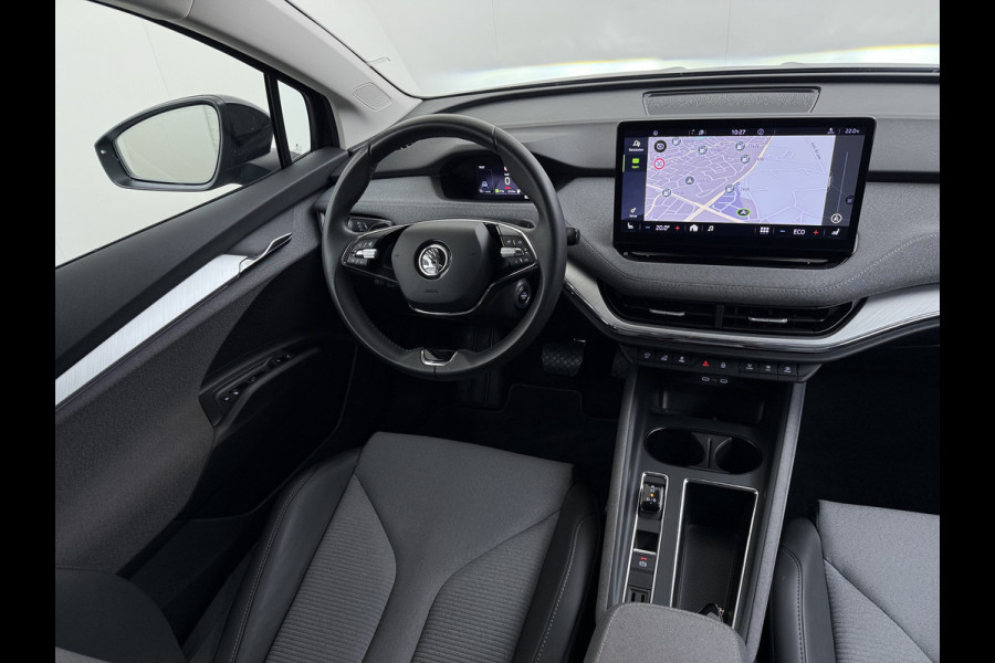 Škoda Enyaq iV60 SOH 94% Camera Adap.Cruise Elek.klep 1/2Leer Elek.Stoel/Memory Bordherk. Lane-dep. Navi Dab Pdc Apple/Android Stoel-/Stuurverw. PrivacyGlas Ecc Usb Led SmartLink 19''LM Business Edition