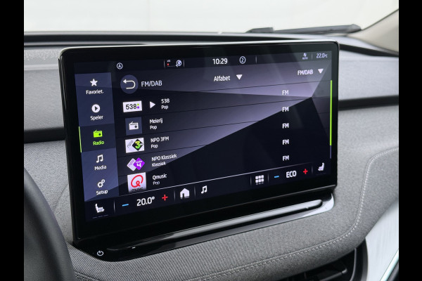 Škoda Enyaq iV60 SOH 94% Camera Adap.Cruise Elek.klep 1/2Leer Elek.Stoel/Memory Bordherk. Lane-dep. Navi Dab Pdc Apple/Android Stoel-/Stuurverw. PrivacyGlas Ecc Usb Led SmartLink 19''LM Business Edition