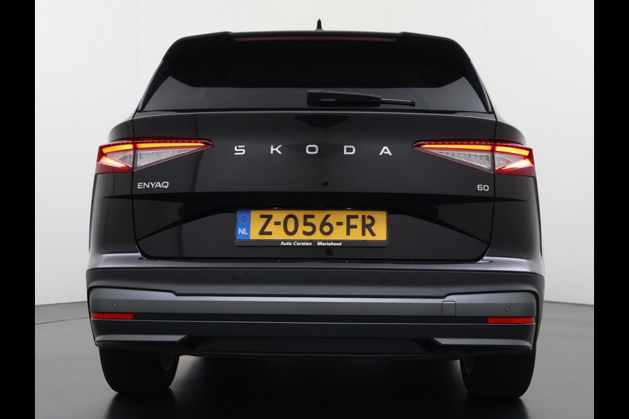 Škoda Enyaq iV60 SOH 94% Camera Adap.Cruise Elek.klep 1/2Leer Elek.Stoel/Memory Bordherk. Lane-dep. Navi Dab Pdc Apple/Android Stoel-/Stuurverw. PrivacyGlas Ecc Usb Led SmartLink 19''LM Business Edition
