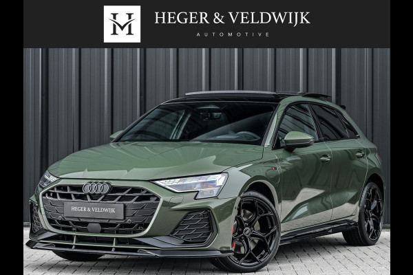 Audi A3 Sportback 45 TFSI e S edition Competition | Panoramadak | 5 jr Garantie | HUD | Sonos Sound | Camera | Ambiance interieur | Active Cruise | S-Seats + Memory | Stoelverwarming | Keyless |