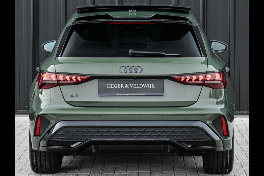 Audi A3 Sportback 45 TFSI e S edition Competition | Panoramadak | 5 jr Garantie | HUD | Sonos Sound | Camera | Ambiance interieur | Active Cruise | S-Seats + Memory | Stoelverwarming | Keyless |