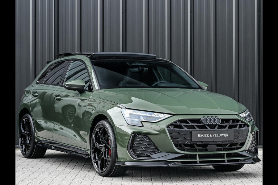 Audi A3 Sportback 45 TFSI e S edition Competition | Panoramadak | 5 jr Garantie | HUD | Sonos Sound | Camera | Ambiance interieur | Active Cruise | S-Seats + Memory | Stoelverwarming | Keyless |