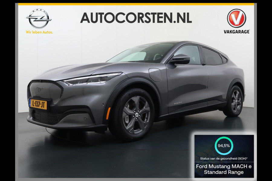 Ford Mustang Mach-E RWD 75kWh 360°Camera Adap.Cruise B&O®-Hifi Leder Stoel/Stuurverw. BLIS Navi Pdc Keyless Android Auto Apple Carplay Elek.Achterklep Lmv 18" DAB Bluetooth Led 1e Eigenaar Dealeronderhouden Origineel Nederlandse Auto