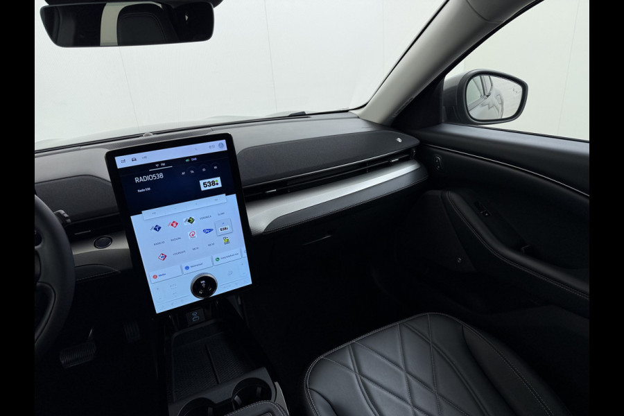 Ford Mustang Mach-E RWD 75kWh 360°Camera Adap.Cruise B&O®-Hifi Leder Stoel/Stuurverw. BLIS Navi Pdc Keyless Android Auto Apple Carplay Elek.Achterklep Lmv 18" DAB Bluetooth Led 1e Eigenaar Dealeronderhouden Origineel Nederlandse Auto