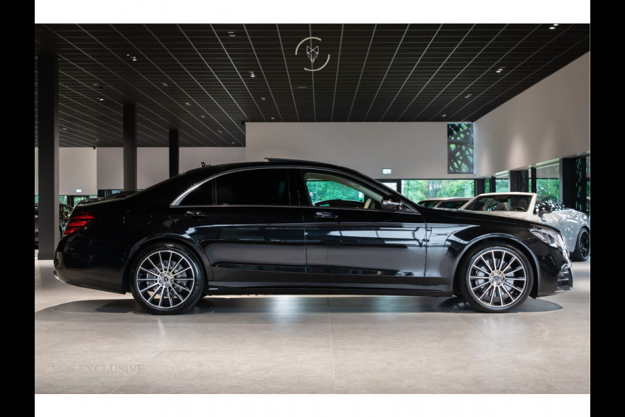 Mercedes-Benz S-Klasse 350d 4-M Lang AMG Plus Rij-assistentie Plus|4xMassage/stoelkoeling|Entertainment|Softclose|20"|HUD|Keyless|360°|New Service