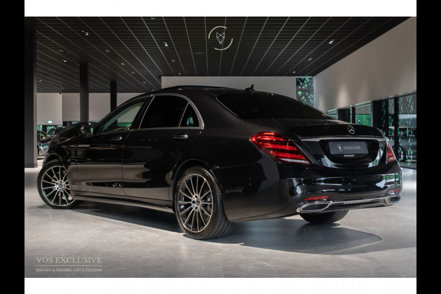 Mercedes-Benz S-Klasse 350d 4-M Lang AMG Plus Rij-assistentie Plus|4xMassage/stoelkoeling|Entertainment|Softclose|20"|HUD|Keyless|360°|New Service