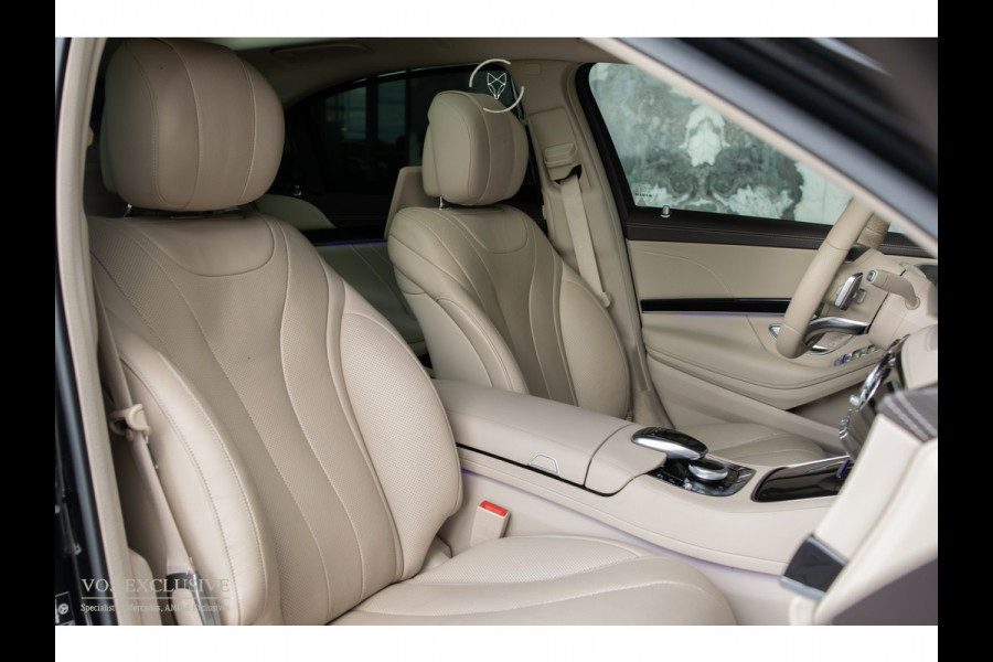 Mercedes-Benz S-Klasse 350d 4-M Lang AMG Plus Rij-assistentie Plus|4xMassage/stoelkoeling|Entertainment|Softclose|20"|HUD|Keyless|360°|New Service