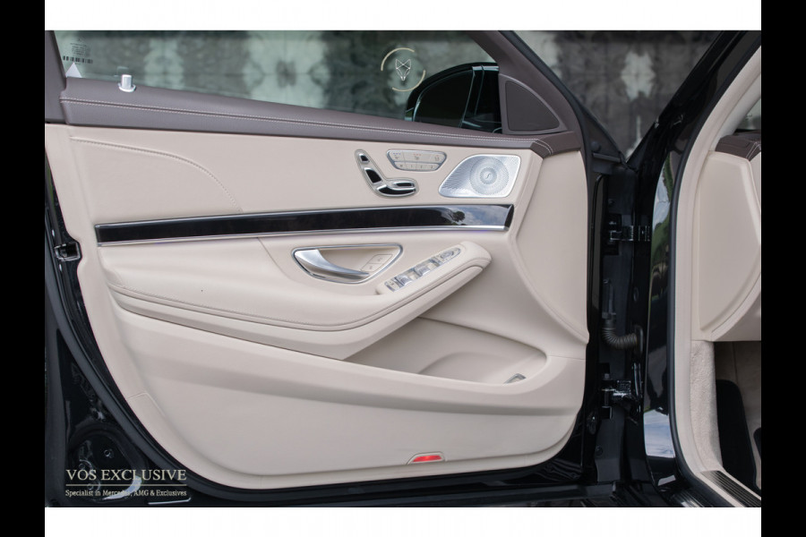 Mercedes-Benz S-Klasse 350d 4-M Lang AMG Plus Rij-assistentie Plus|4xMassage/stoelkoeling|Entertainment|Softclose|20"|HUD|Keyless|360°|New Service