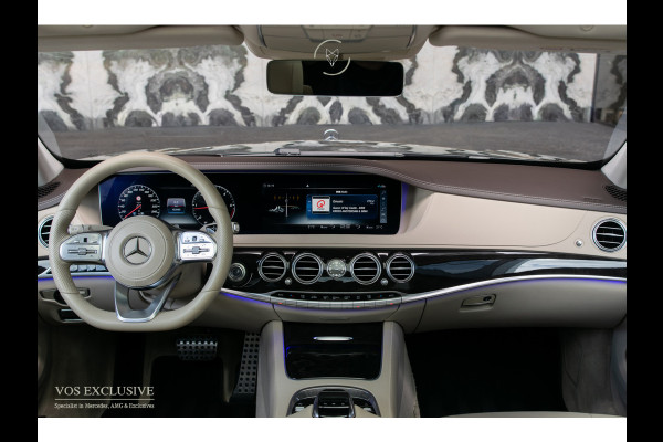 Mercedes-Benz S-Klasse 350d 4-M Lang AMG Plus Rij-assistentie Plus|4xMassage/stoelkoeling|Entertainment|Softclose|20"|HUD|Keyless|360°|New Service