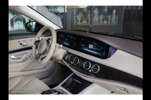 Mercedes-Benz S-Klasse 350d 4-M Lang AMG Plus Rij-assistentie Plus|4xMassage/stoelkoeling|Entertainment|Softclose|20"|HUD|Keyless|360°|New Service