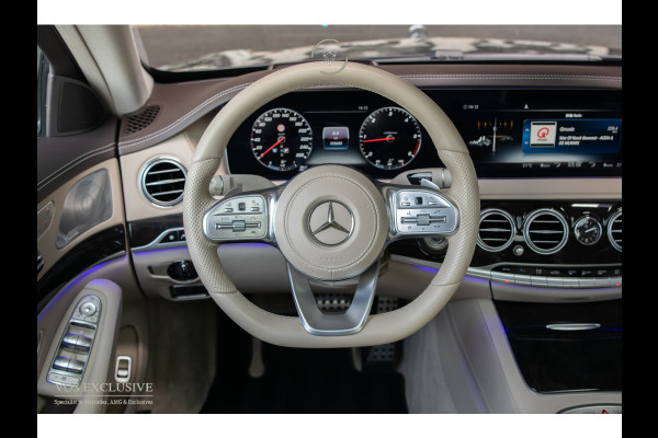 Mercedes-Benz S-Klasse 350d 4-M Lang AMG Plus Rij-assistentie Plus|4xMassage/stoelkoeling|Entertainment|Softclose|20"|HUD|Keyless|360°|New Service
