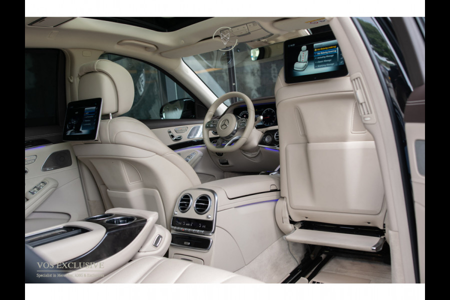 Mercedes-Benz S-Klasse 350d 4-M Lang AMG Plus Rij-assistentie Plus|4xMassage/stoelkoeling|Entertainment|Softclose|20"|HUD|Keyless|360°|New Service