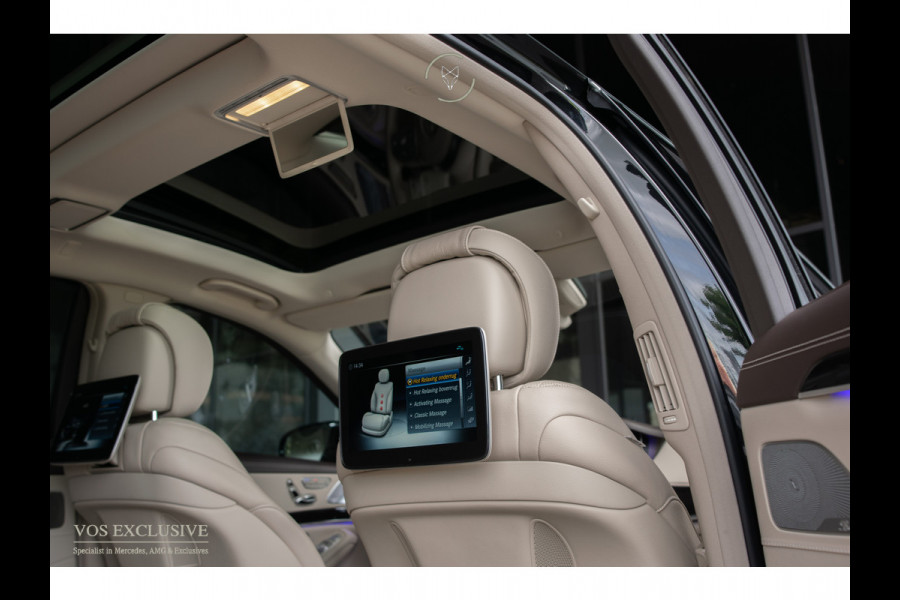 Mercedes-Benz S-Klasse 350d 4-M Lang AMG Plus Rij-assistentie Plus|4xMassage/stoelkoeling|Entertainment|Softclose|20"|HUD|Keyless|360°|New Service