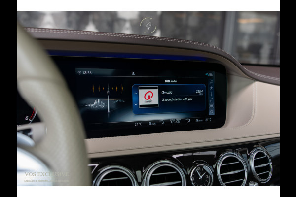 Mercedes-Benz S-Klasse 350d 4-M Lang AMG Plus Rij-assistentie Plus|4xMassage/stoelkoeling|Entertainment|Softclose|20"|HUD|Keyless|360°|New Service