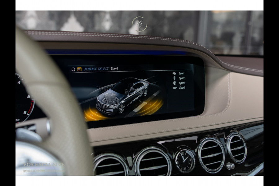 Mercedes-Benz S-Klasse 350d 4-M Lang AMG Plus Rij-assistentie Plus|4xMassage/stoelkoeling|Entertainment|Softclose|20"|HUD|Keyless|360°|New Service