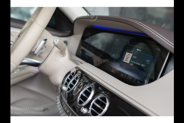 Mercedes-Benz S-Klasse 350d 4-M Lang AMG Plus Rij-assistentie Plus|4xMassage/stoelkoeling|Entertainment|Softclose|20"|HUD|Keyless|360°|New Service
